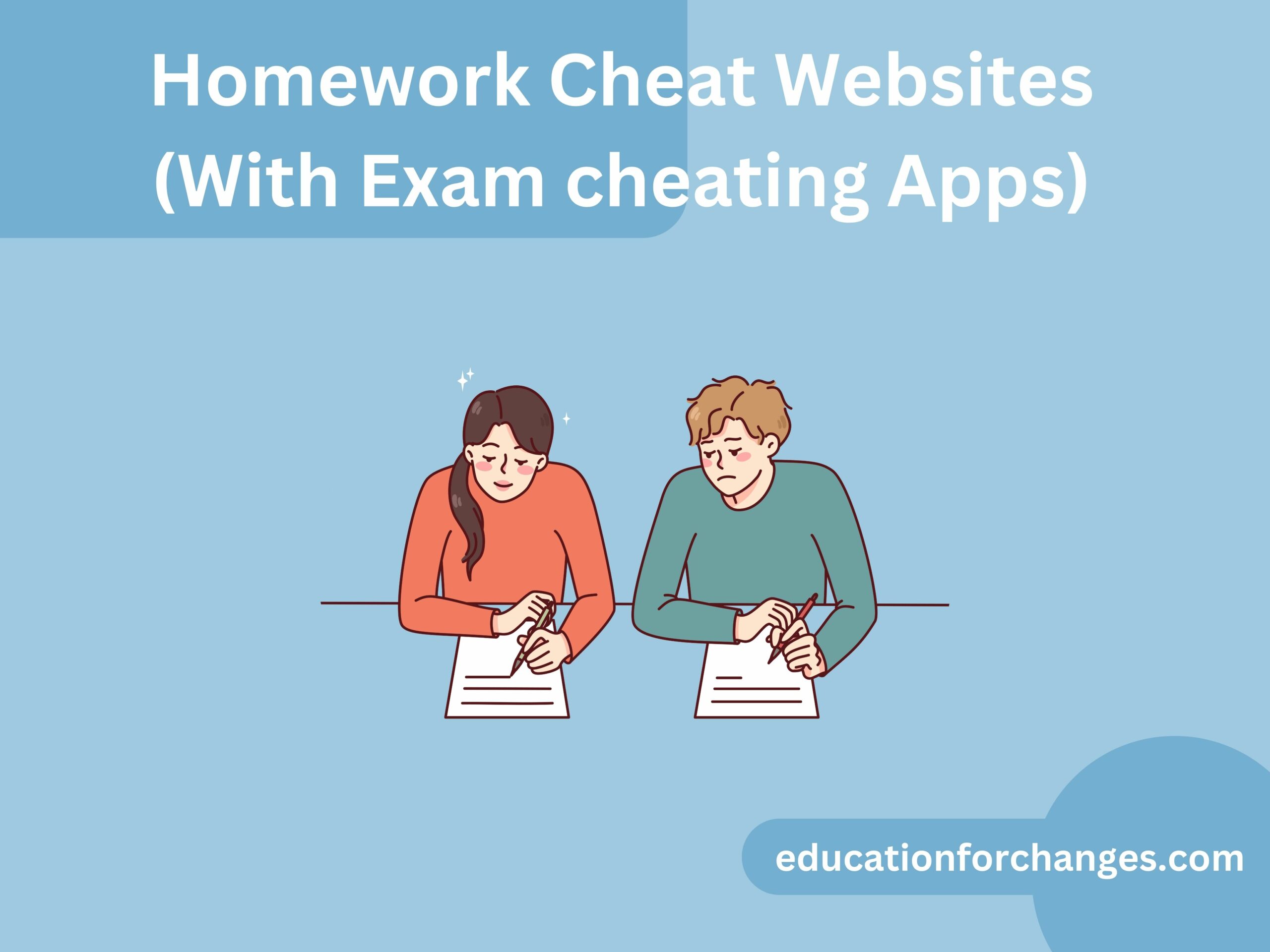 Homework Cheat Websites (With Exam cheating Apps)