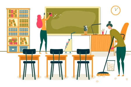 How long does it take to clean a Classroom?