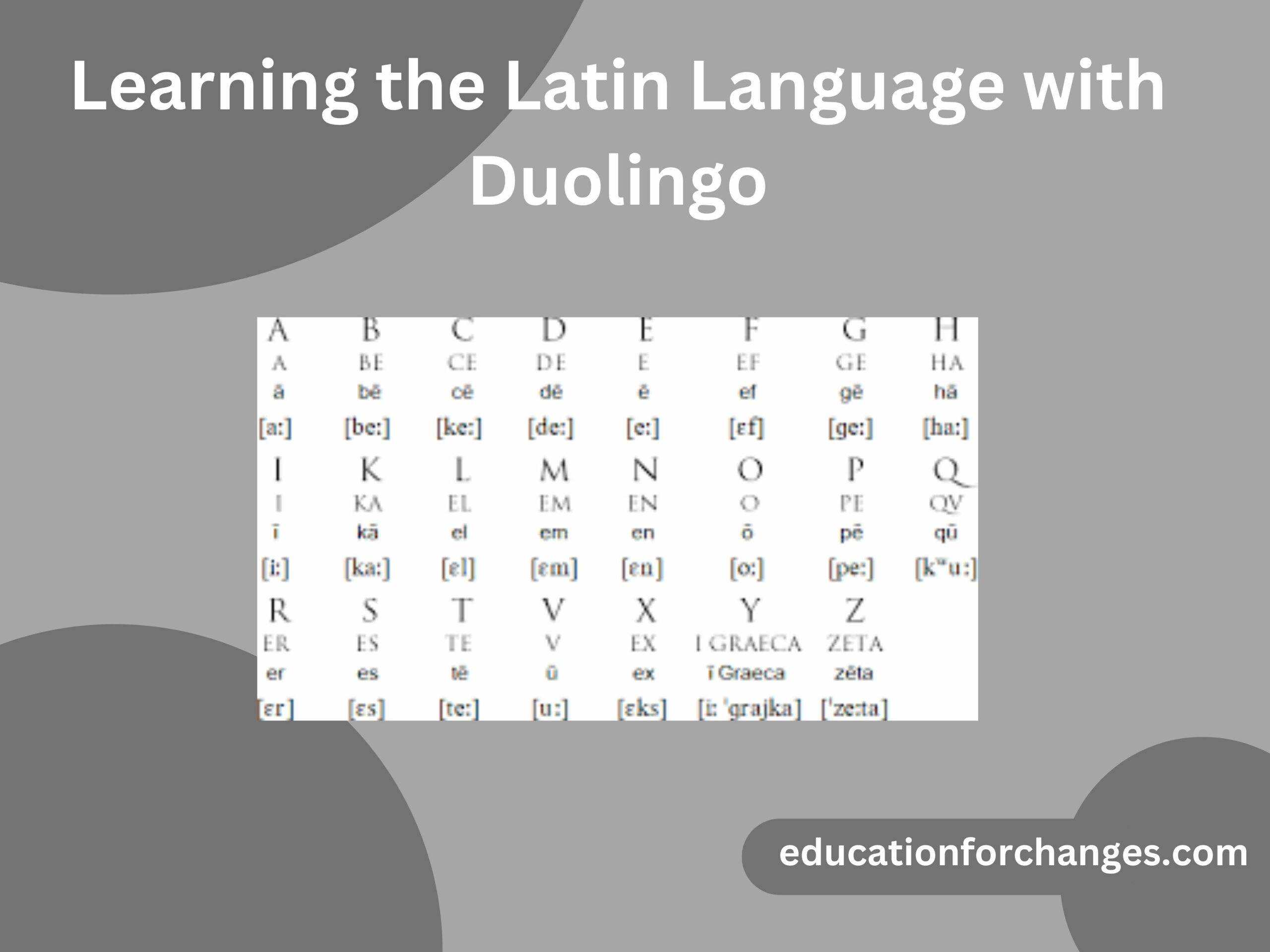 Learning the Latin Language with Duolingo