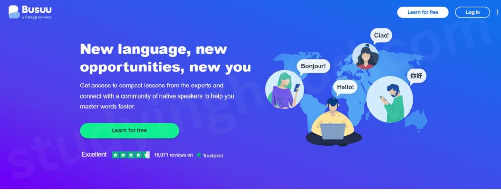 List of All Busuu languages Available 