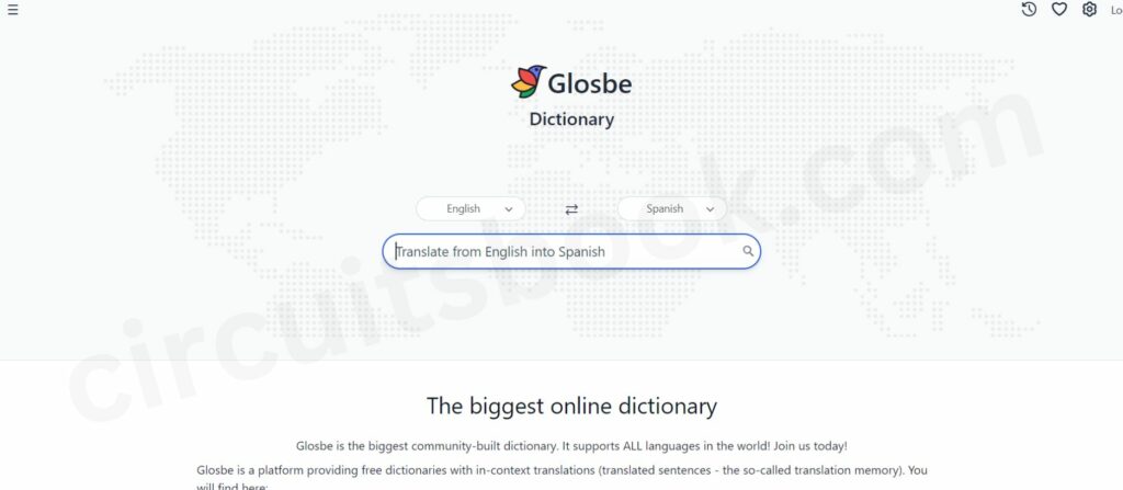 Glosbe Dictionary Mini-review: Online Dictionary to Multiple Languages