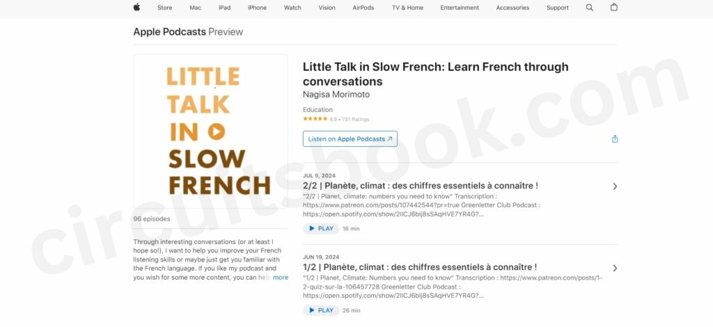 36 + Best Free French podcasts 