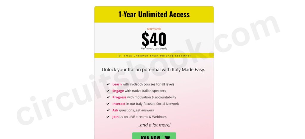 Italy Made Easy Review: Best Platform to Learn Italian but Overpriced