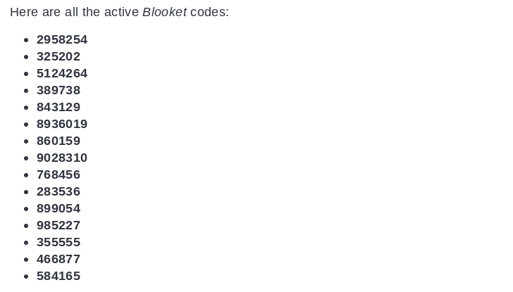 Blooket Codes